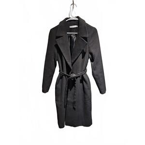 JustFab belted trench coat with pockets size M